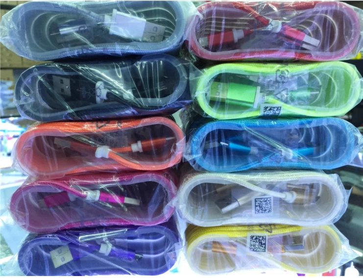 100x Heavy Duty 5FT Braided Micro USB Cable Cord For Samsung Galaxy S4 S6 S7Edge - Image 2 of 2