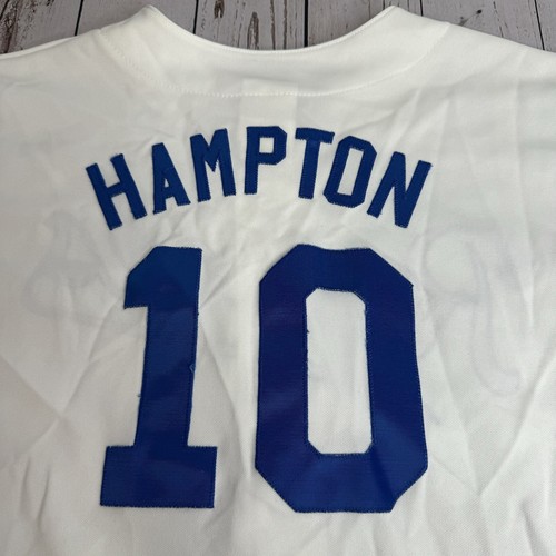 Kansas City Royals Majestic Stitched Baseball Jersey Womens Large #10 Hampton - Picture 6 of 11