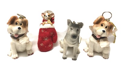 porcelain dog ornaments