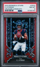 2023 Panini Rookies & Stars Crusade #CR12 Cj Stroud Crusade-Longevity PSA 8