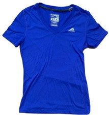 Women's Adidas Ultimate Tee Purple V-Neck T-Shirt Size XS