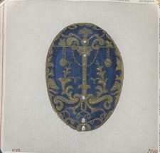 Faberge Egg Handpainted Needlepoint Canvas 1080 / 18 mesh