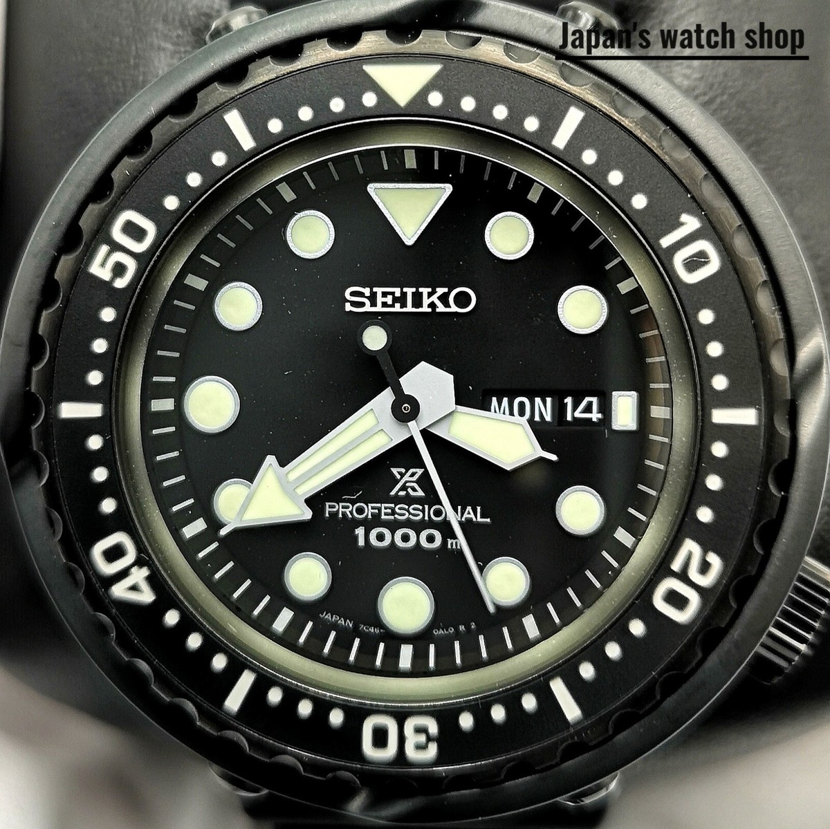 SEIKO PROSPEX MARINEMASTER SBBN047 Black Diver 55th Anniv. Men