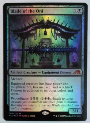 MTG 1x Blade of the Oni - Foil - NEO 89 - LP
