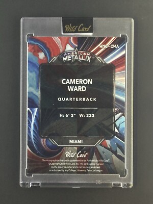 2024 Wild Card Cam Ward Auto American Metallix PRC /10 Miami #WML