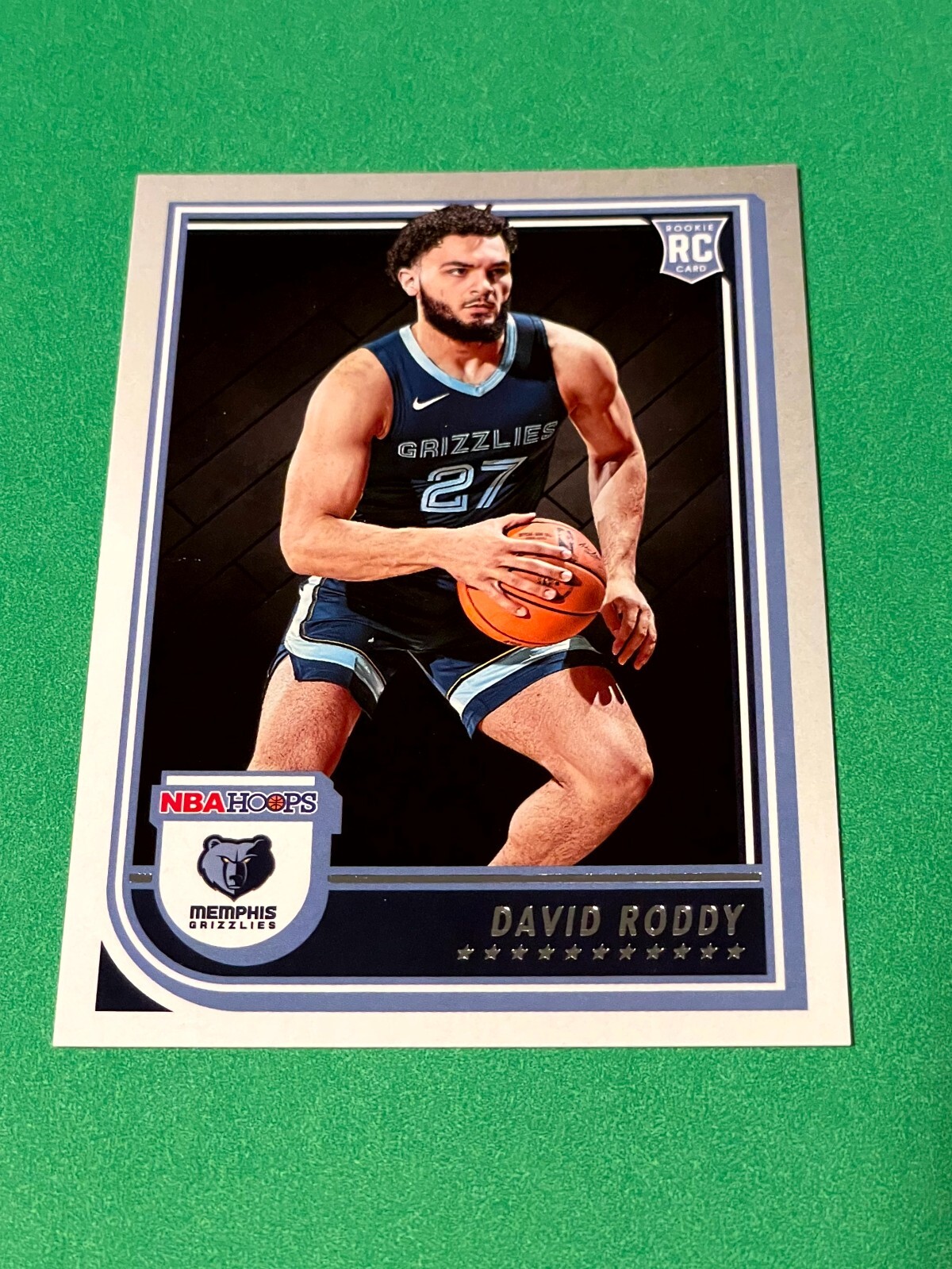 2022-23 Panini NBA Hoops #253 David Roddy RC Rookie Memphis Grizzlies