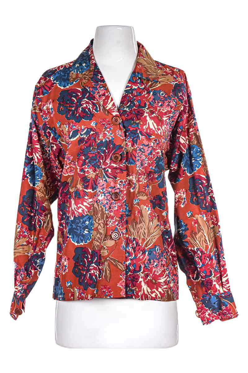 Camicette top donna Yves Saint Laurent 38 multi cotone