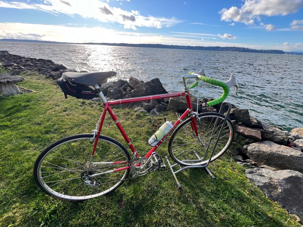Classic 1979 Strawberry Red Schwinn Paramount P13 large-frame