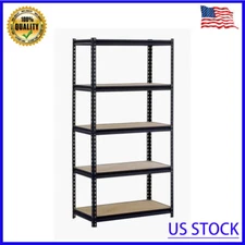 5-Tier Steel Storage Shelving Unit Garage Unit Organizer 800lbs Muscle Rack