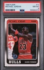 1988-89 Fleer Michael Jordan #17 Bulls PSA 8