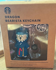 Starbucks KOREA 2024 New Year Blue Dragon Bearista Bear Dragon Orb Keychain