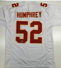 Kansas City Chiefs CREED HUMPHREY Signed Autographed XL Jersey COA All-Pro