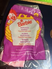 Rapunzel Barbie Figurine with Base 2 McDonald's Happy Meal 1996