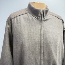 Vintage 90’s St Croix Knits Large Lined Wool Jacket Made In USA Mocha Color LOOK