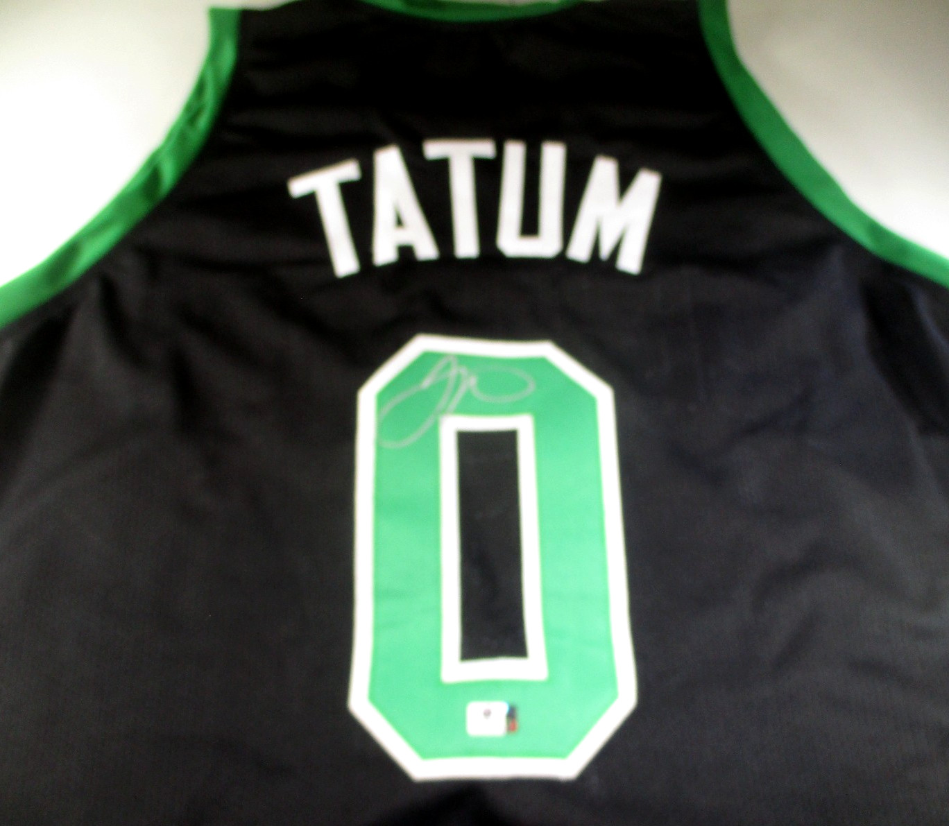 Jayson Tatum / Autographed Boston Celtics Black Custom Basketball Jersey / COA
