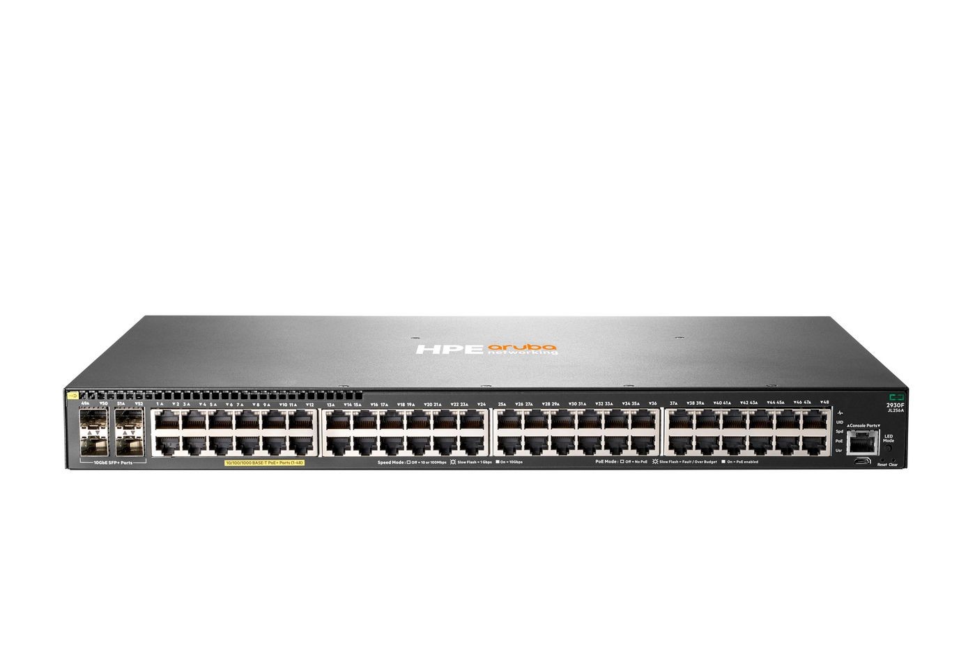 Hewlett Packard Enterprise JL256A-RFB ARUBA 2930F 48G POE+ 4SFP