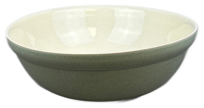 Denby Energy Pasta Serving Bowl White Celadon 11'' England