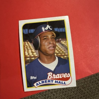 1989 Topps - Albert Hall #433 Atlanta Braves