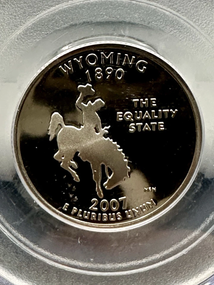 2007-S PCGS PR69DCAM Wyoming Clad Quarter - US Mint 50 States Series - Image 3 of 4