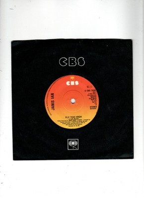 JANIS IAN - FLY TOO HIGH / NIGHT RAINS. UK 1979 ORIG 7'' & CO/SLEEVE. EX+