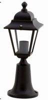 Rustikale Wegeleuchte Schwarz 39Cm IP44 E27 Aluminium Garten AußEnlampe Shellina