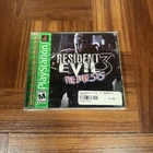 RESIDENT EVIL 3 NEMESIS SONY PLAYSTATION 1 PS1 PLAY STATION ONE COMPLETE NES HQ