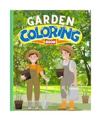 Garden Coloring Book: Country Gardens Coloring Pages, Flowers Coloring Book for 