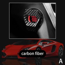 Carbon Car Fiber Engine Start Stop Push Butto...