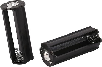 2Pcs Black Battery Holder for 3 x 1.5V AAA Batteries Flashlight Torch... 