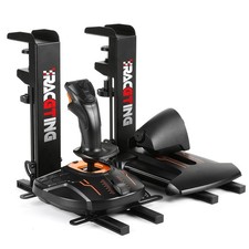 Universal Flight Simulator Joystick and Throttle HOTAS Desk Mount Compatible