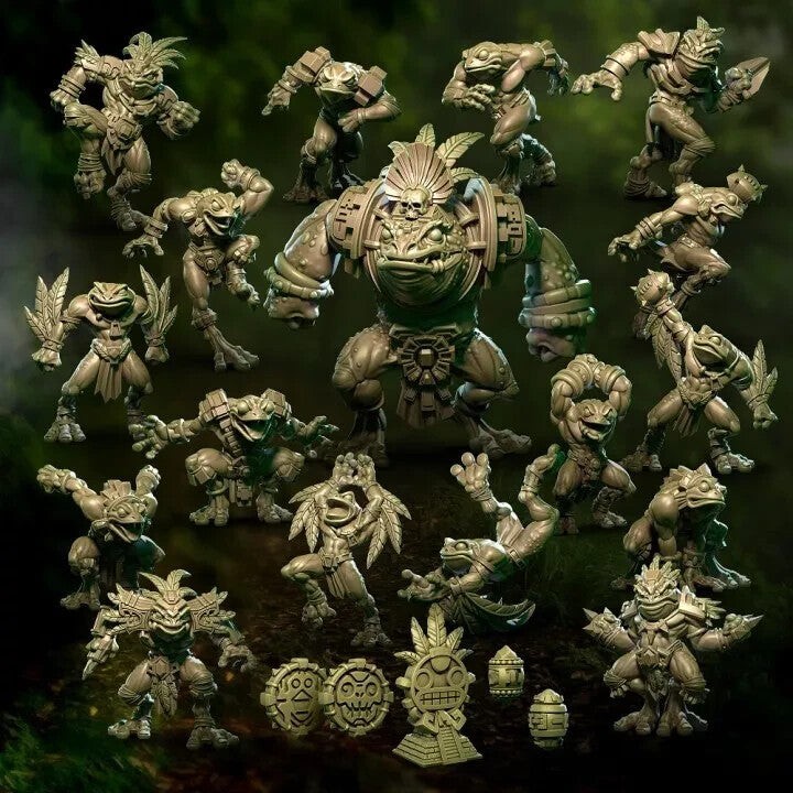 Jungle Avengers Fantasy Football figurines 32mm haute précision
