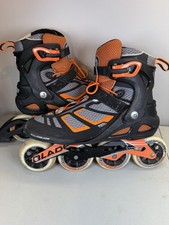 ROLLERBLADE Macroblade M100 INLINE Skates Black/Orange MENS 13 47 Roller