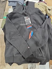 Kirkland Signature Unisex Hoodie Black Pullover Sweatshirt Mens M Women's L