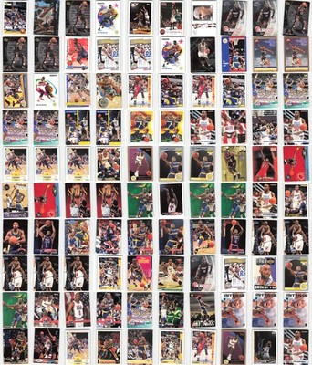 Tim Hardaway Lot of 100 NBA Basketball Base Collection - Exact Cards Shown