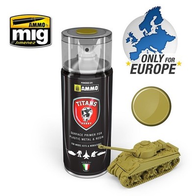 Ammo MIG TTH111 - TITANS HOBBY Desert Yellow Matt Primer - Neu