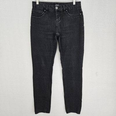 D.Jeans Jeans Womens Size 6 Black Slim Fit Skinny Denim Pants 30x31 VGUC