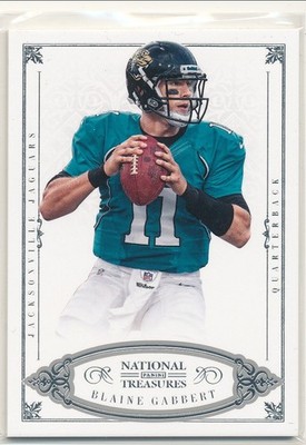 2012 Panini National Treasures - Blaine Gabbert #95 /99