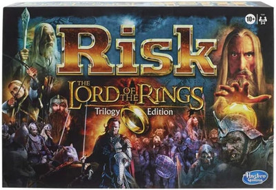 Gaming Risk: the Lord of the Rings Trilogy Edition Strategy Family Board Games, 