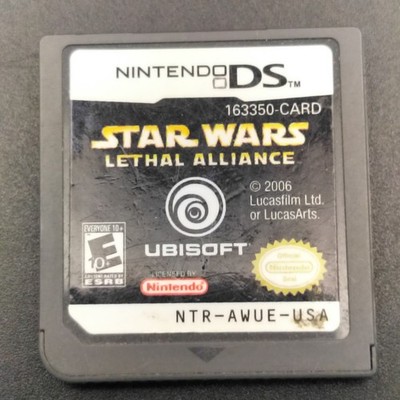 Star Wars Lethal Alliance Nintendo DS (DS) 2006 Action Adventure E10+ Cartridge
