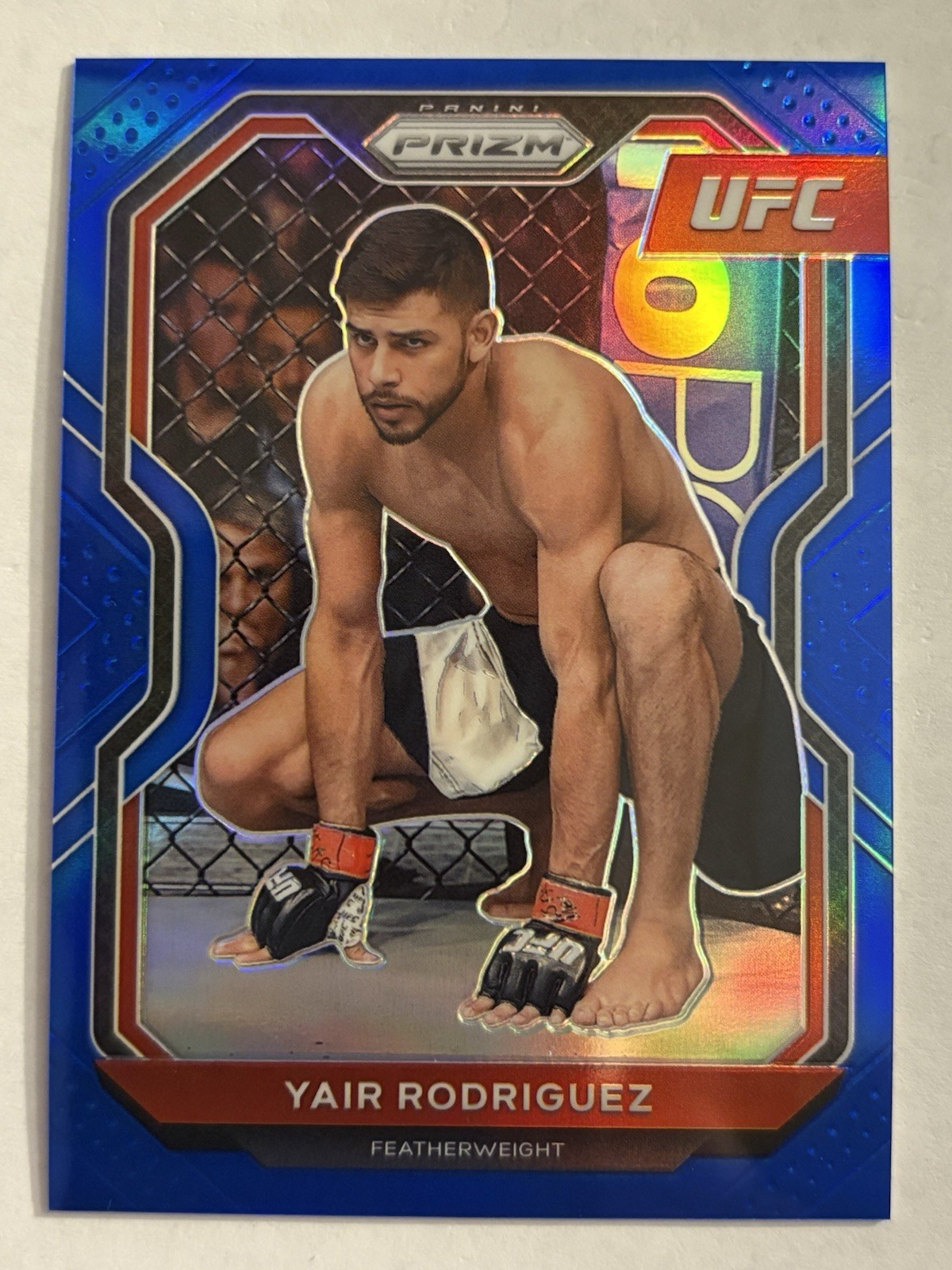 2021 Prizm Debut UFC Yair Rodriguez Blue SP /199