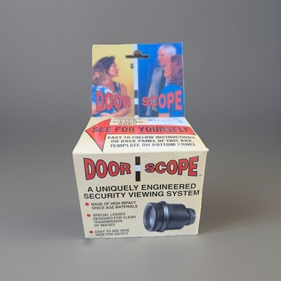 Door Scope Security Viewing System Special Lenses Clear Images NEW In Box VTG