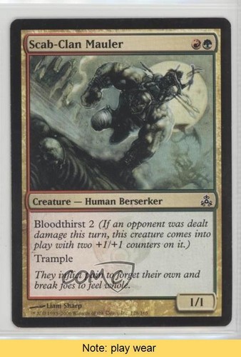 Scab-Clan Mauler Magic : Guildpact #128 2006 LIRE 2r9