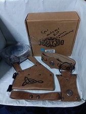 JIGGLYJOO 5-piece medieval costume accessories set, including a belt and various