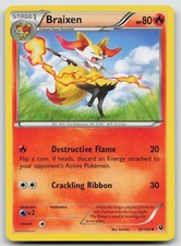 Braixen 12/124 LP Fates Collide Pokemon