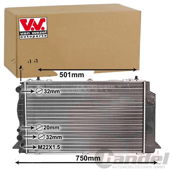 VAN Wezel KÜHler MotorkÜHlung 03002089-image