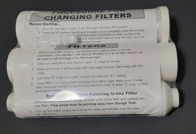 Watts Premier Filter WP 560032 Four-Stage Standard Annual Filter Kit - New