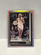 JACKIE YOUNG - 2025 Panini Donruss WNBA #60 - Silver Holo - Las Vegas Aces