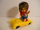 Vintage 1967 Mattel Liddle Kiddles Doll Babe Biddle w/ Car, Clothes