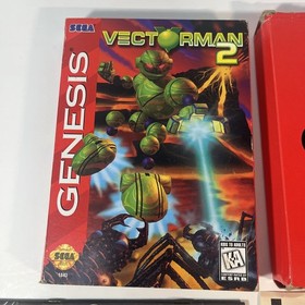 Vectorman 2 (Sega Genesis, 1996) CIB Complete - Tested & Working
