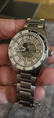 Spinnaker Fleuss 43mm Automatic Diver 150m White Dial Steel Bracelet Sapphire 
